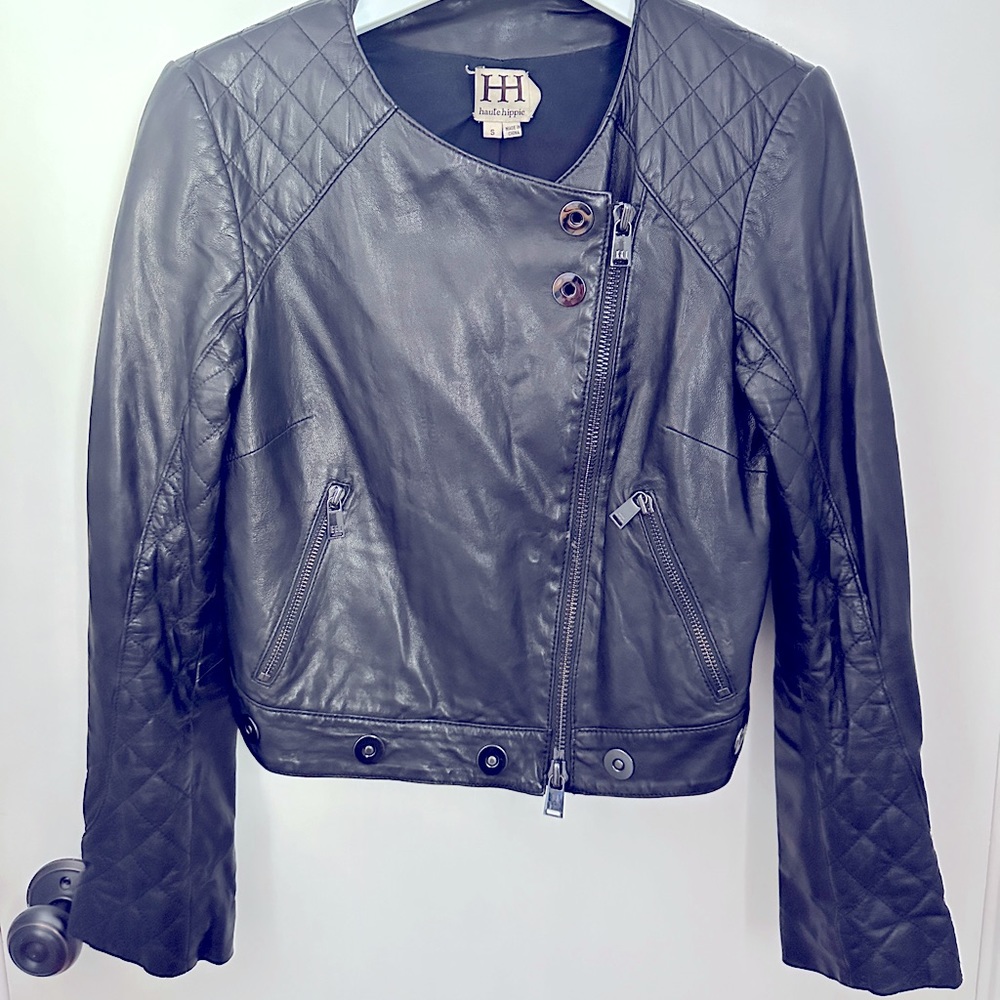 Haute Hippie genuine leather jacket